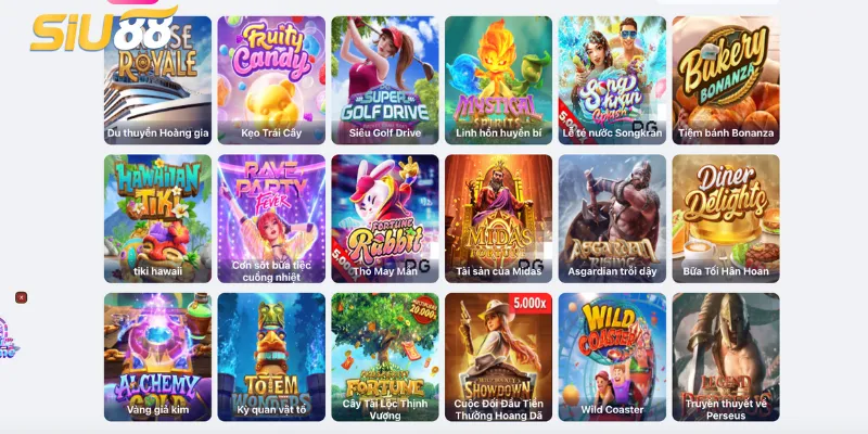 Nổ hũ Siu88 sở hữu kho game phong phú